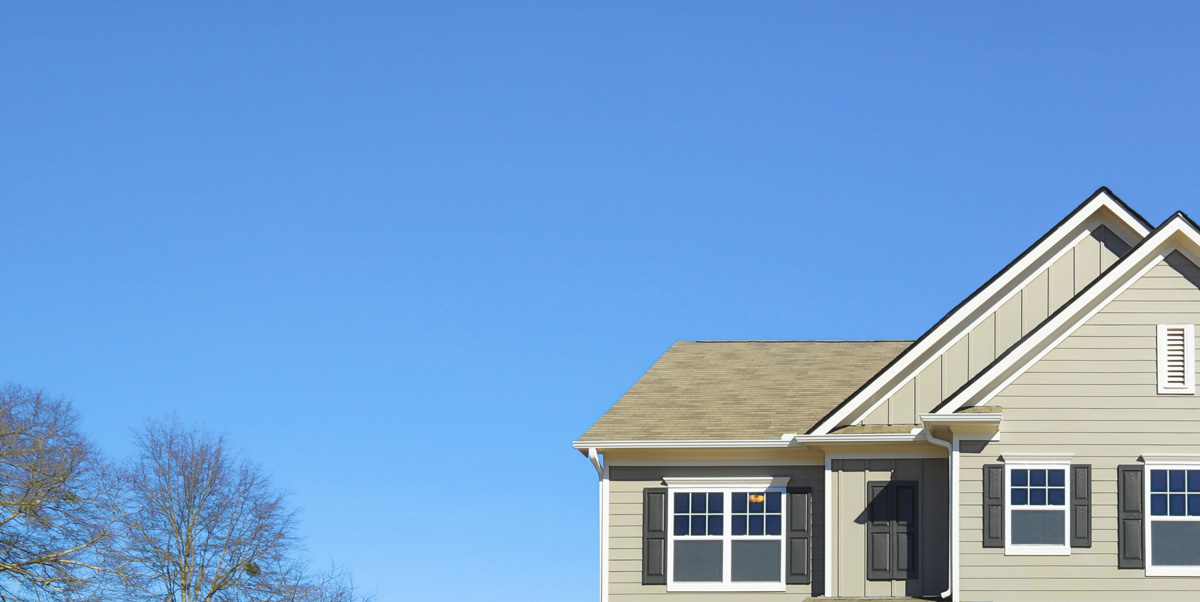 The exterior of a new El Paso home against a blue sky.
